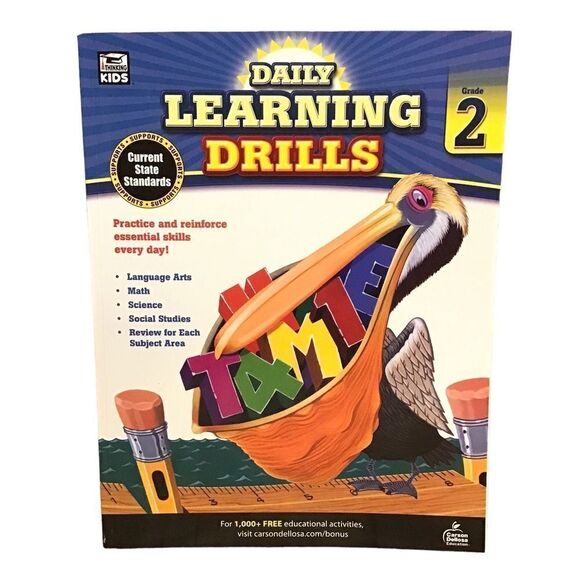 Carson Dellosa Daily Learning Drills Grade 2 - Picture 1 of 7